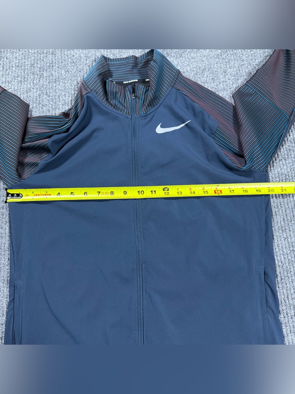 Nike Element Future Fast Hybrid Running Top Jacket FULL ZIPPER Sz S CU5397-458 - Picture 10 of 11